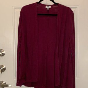 XL Open Front Old Navy Cardigan